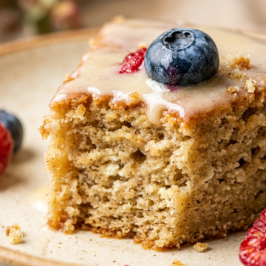 Cottage Cheese Vanilla Cake High Protein 20g+ Easy Bakery Style
