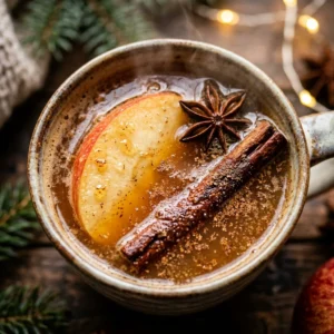 Cozy Christmas Hot Apple Cider Easy Nonalcoholic Party Holiday Winter