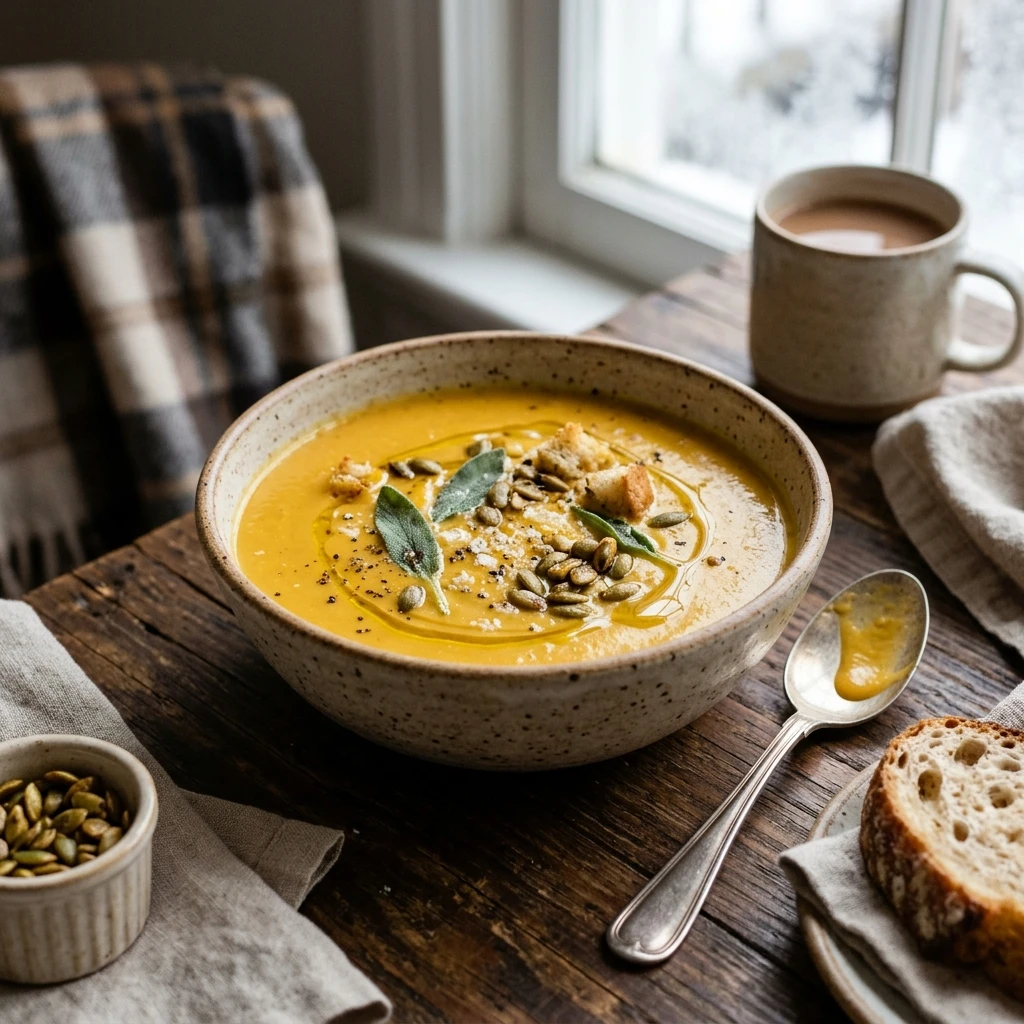 Cozy Winter Butternut Squash Soup Easy Healthy One Pot Family