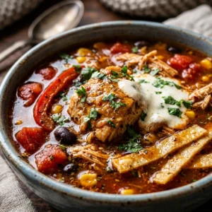 Cozy Winter Chicken Tortilla Soup Easy One Pot Healthy Family