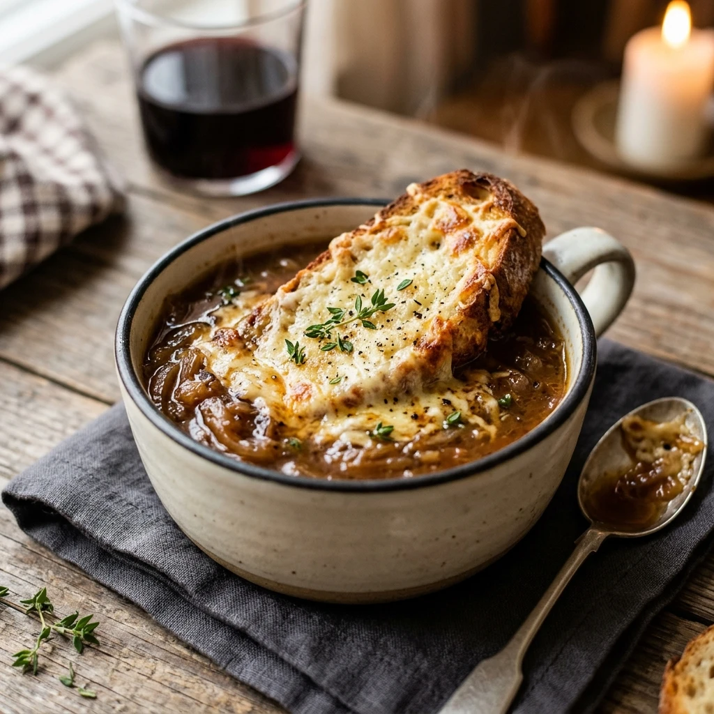 Cozy Winter French Onion Soup Easy Healthy One Pot Family