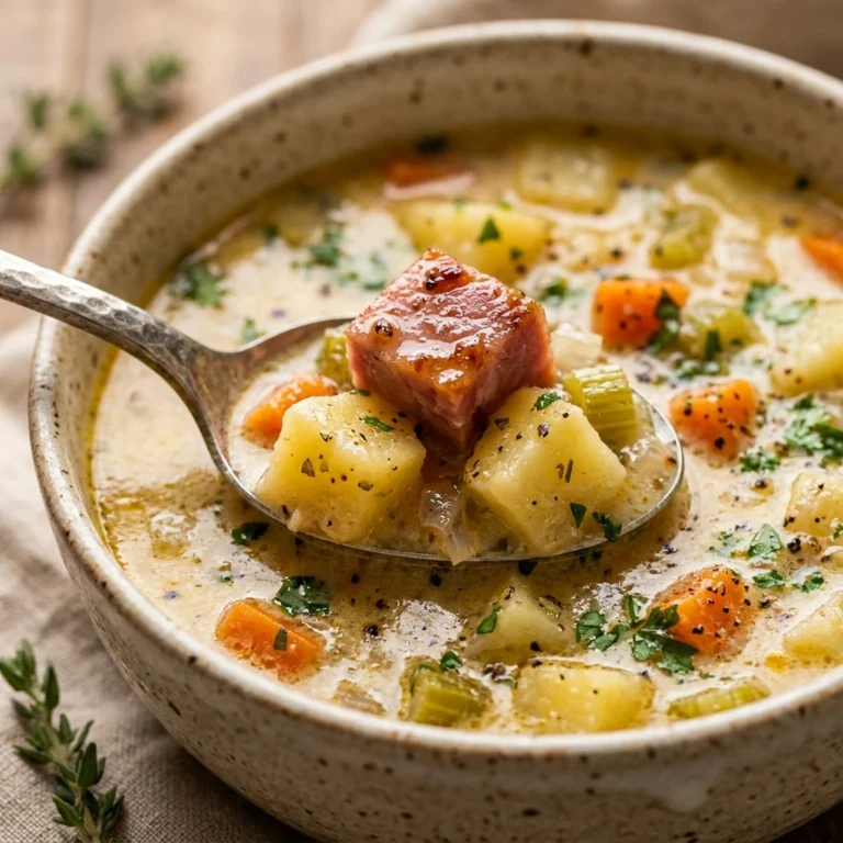 Cozy Winter Ham And Potato Soup Easy One Pot Healthy Family Budget