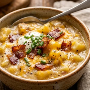 Cozy Winter Loaded Baked Potato Soup Easy Healthy One Pot Family