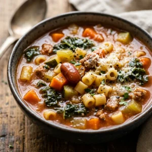 Cozy Winter Minestrone Soup One Pot Easy Healthy Budget Family