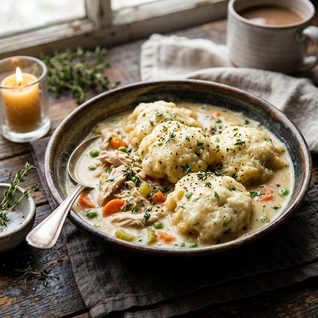 Cozy Winter Slow Cooker Chicken And Dumplings No Fail