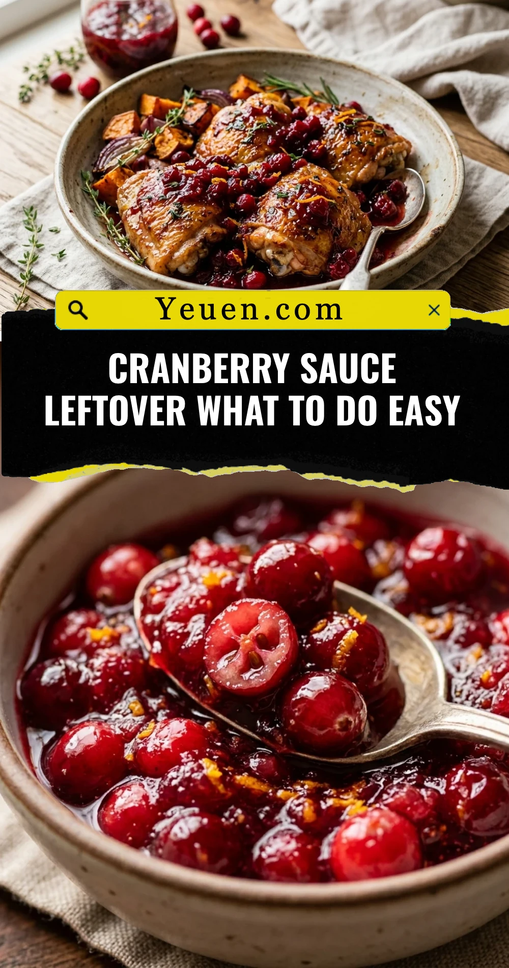 Cranberry Sauce Leftover What To Do Easy
