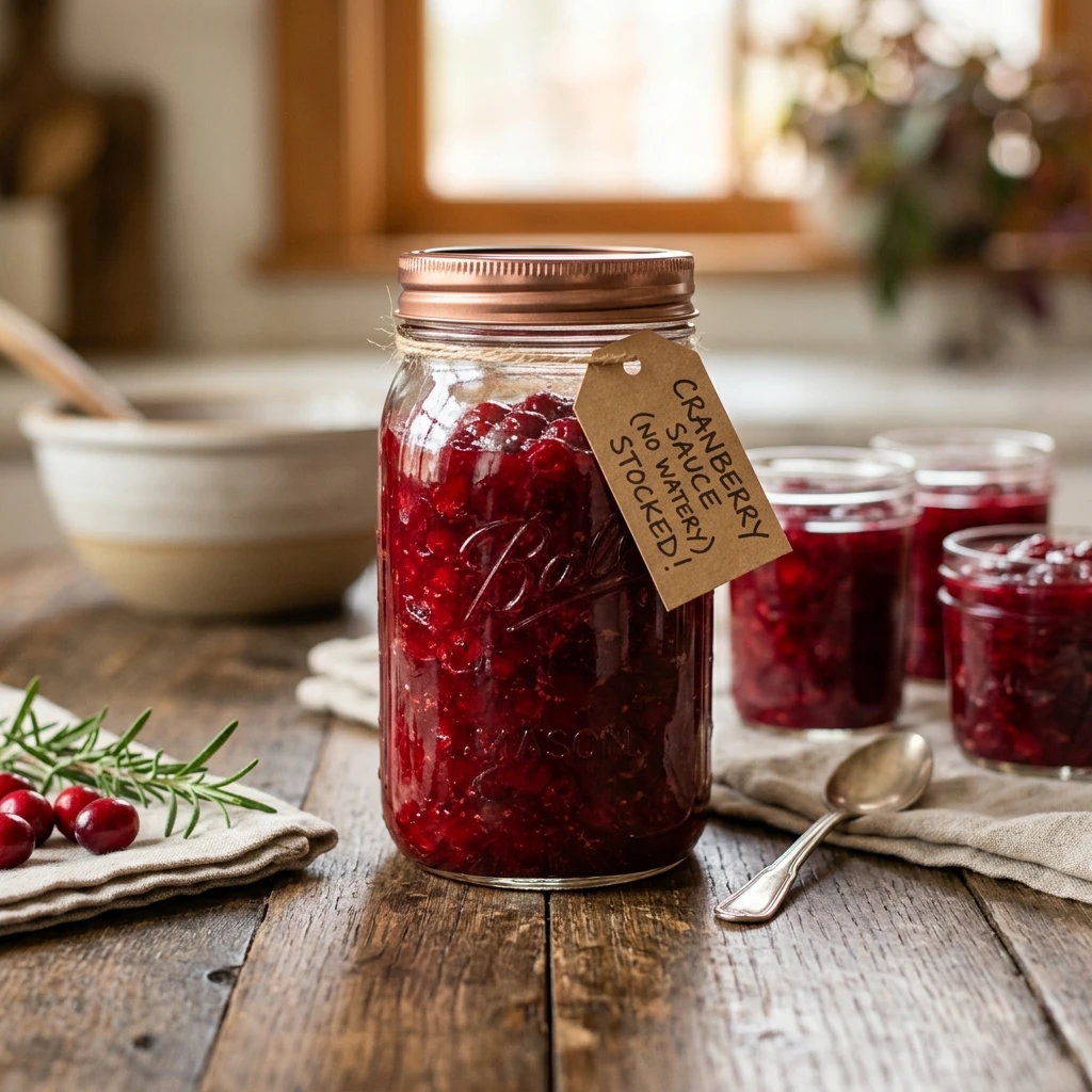 Cranberry Sauce Storage Hack No Watery