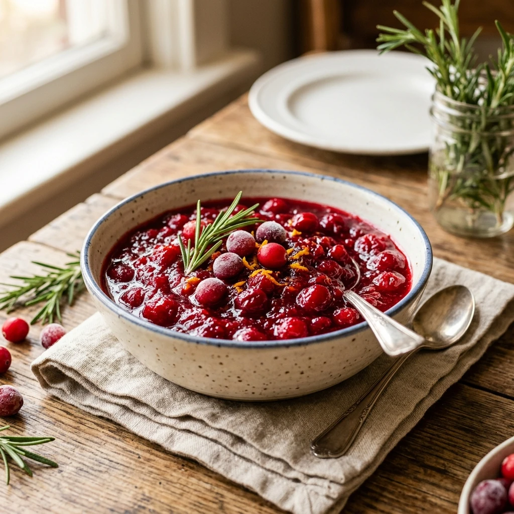Cranberry Sauce With Frozen Cranberries 10 Min