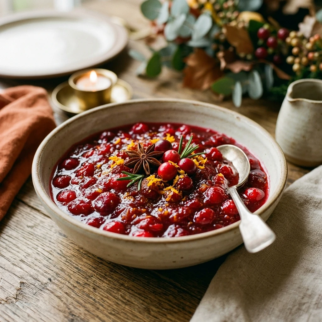 Cranberry Sauce With Orange And Cinnamon Thanksgiving Easy