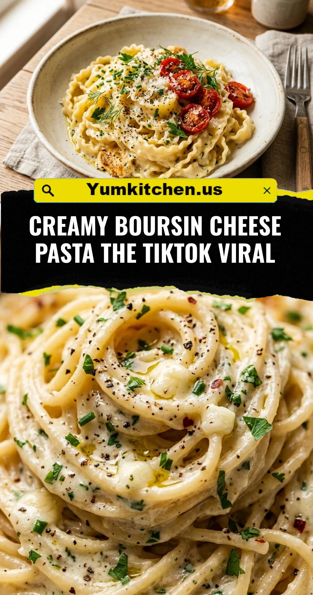 Creamy Boursin Cheese Pasta The TikTok Viral