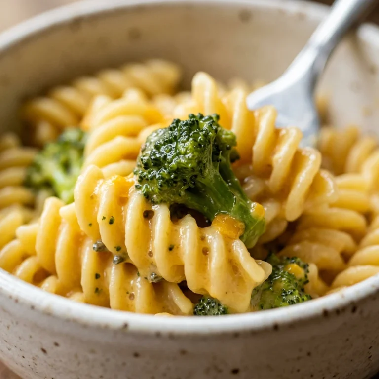 Creamy Broccoli Cheddar Pasta Kid Approved
