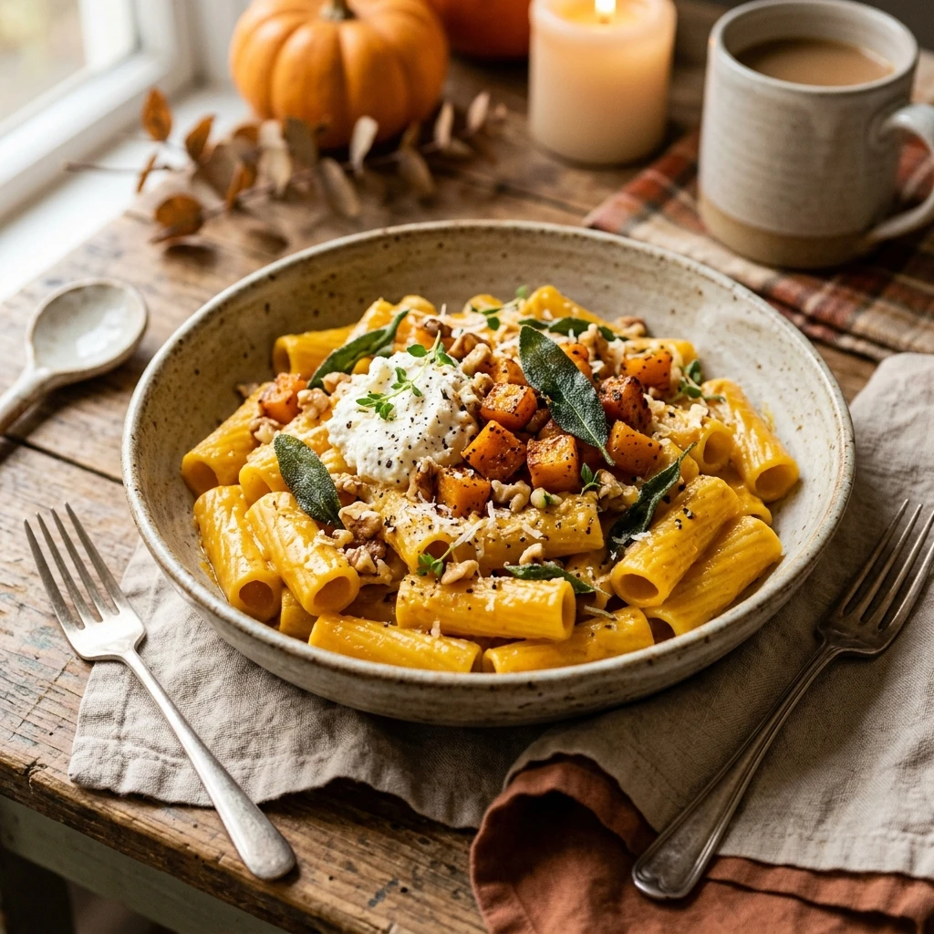 Creamy Butternut Squash Pasta Fall Favorite