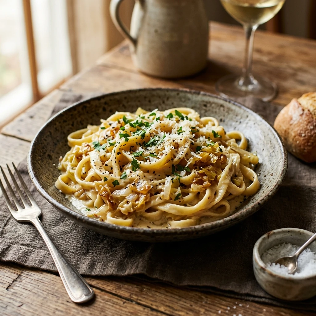 Creamy Cabbage Noodles Budget Under $3