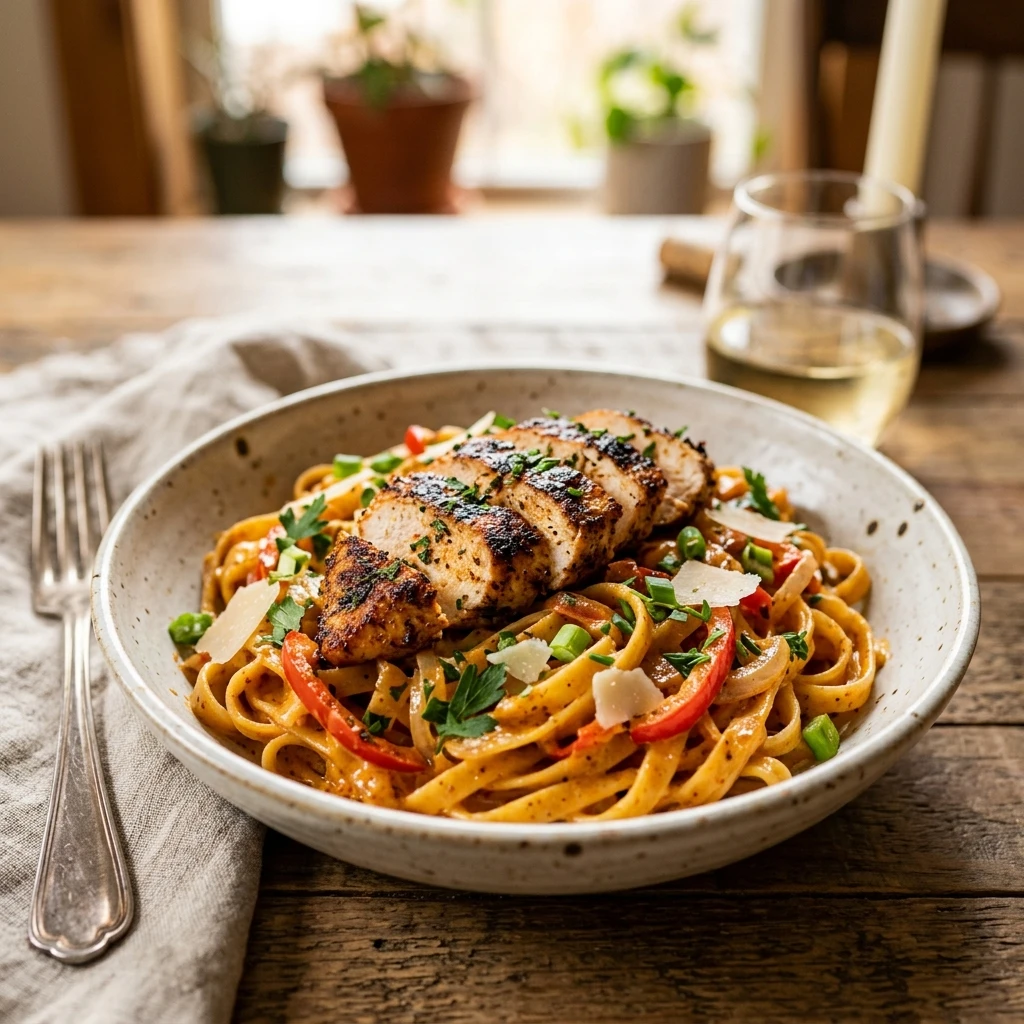 Creamy Cajun Chicken Pasta (Restaurant Style)
