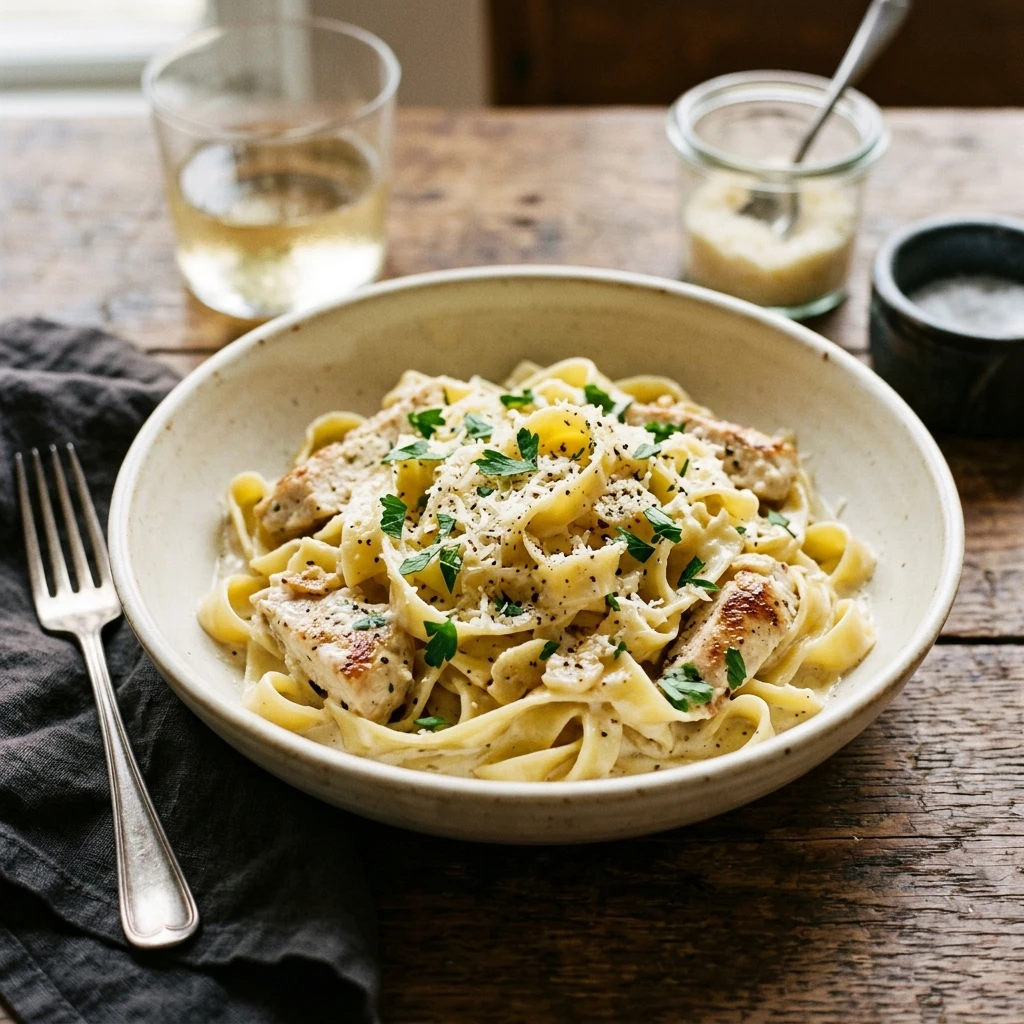 Creamy Chicken Alfredo Better Than Restaurant