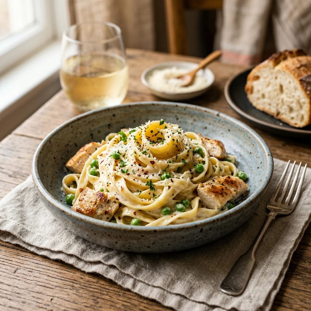 Creamy Chicken Alfredo Pasta Easy Dinner Cozy Italian Comfort Food