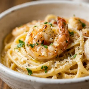 Creamy Garlic Parmesan Shrimp Pasta One Pot 20 Minute Cheesy Weeknight Easy