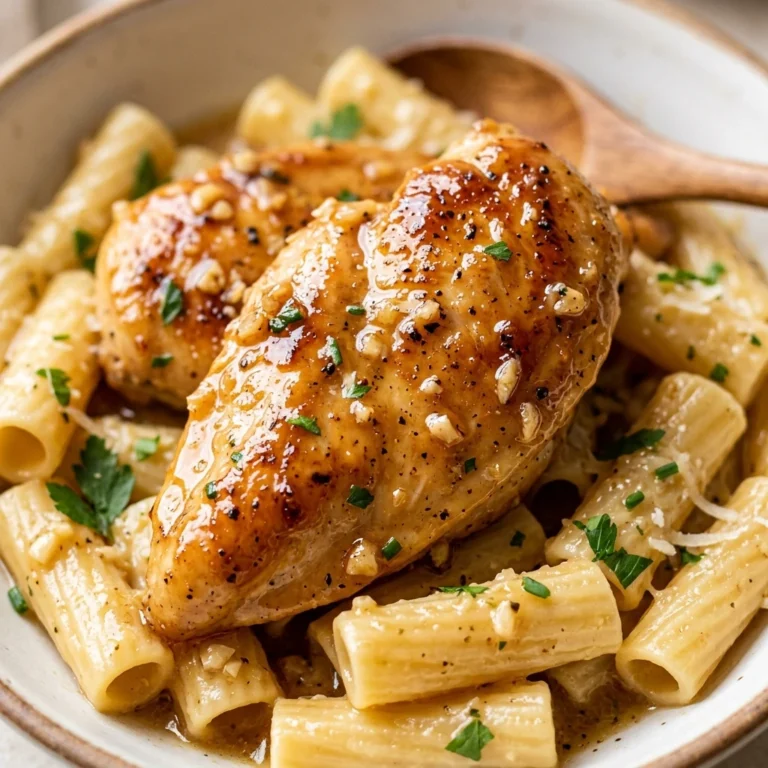 Creamy Honey Garlic Chicken Pasta Sweet & Savory
