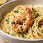 Creamy Lemon Garlic Shrimp Pasta One Pot 20 Minute Weeknight Easy