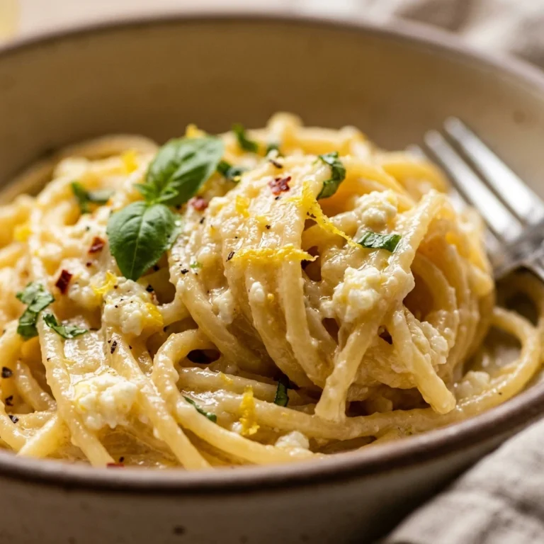 Creamy Lemon Ricotta Pasta 15 Minute Summer Dinner
