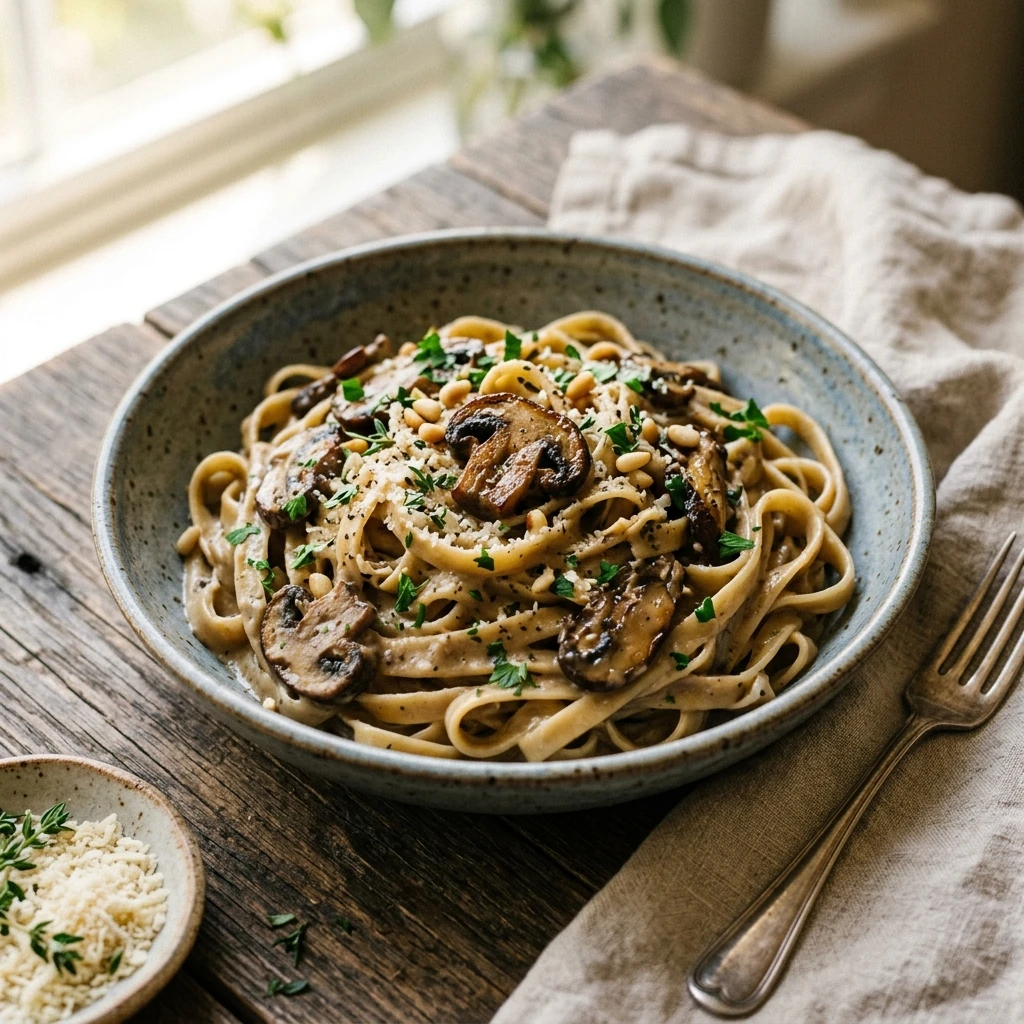 Creamy Mushroom Pasta Without Heavy Cream