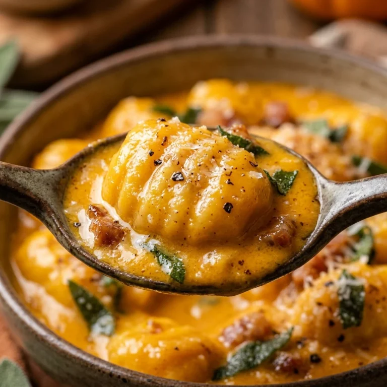 Creamy Pumpkin Gnocchi Savory Fall Cozy Dinner 20 Minute Easy