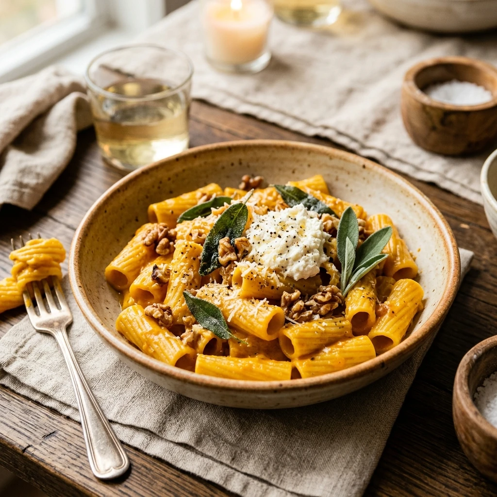 Creamy Pumpkin Pasta Fall Dinner In 20 Minutes