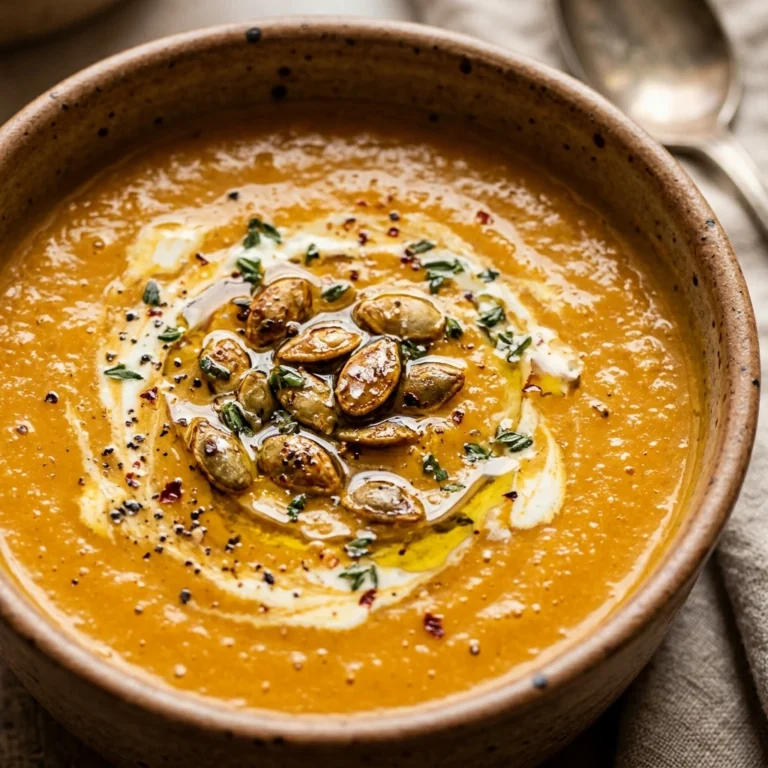 Creamy Pumpkin Soup Cozy Fall Crockpot Easy 20 Minute Savory