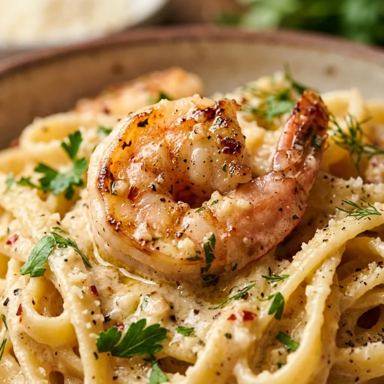 Creamy Shrimp & Seafood Pasta | Garlic Butter
