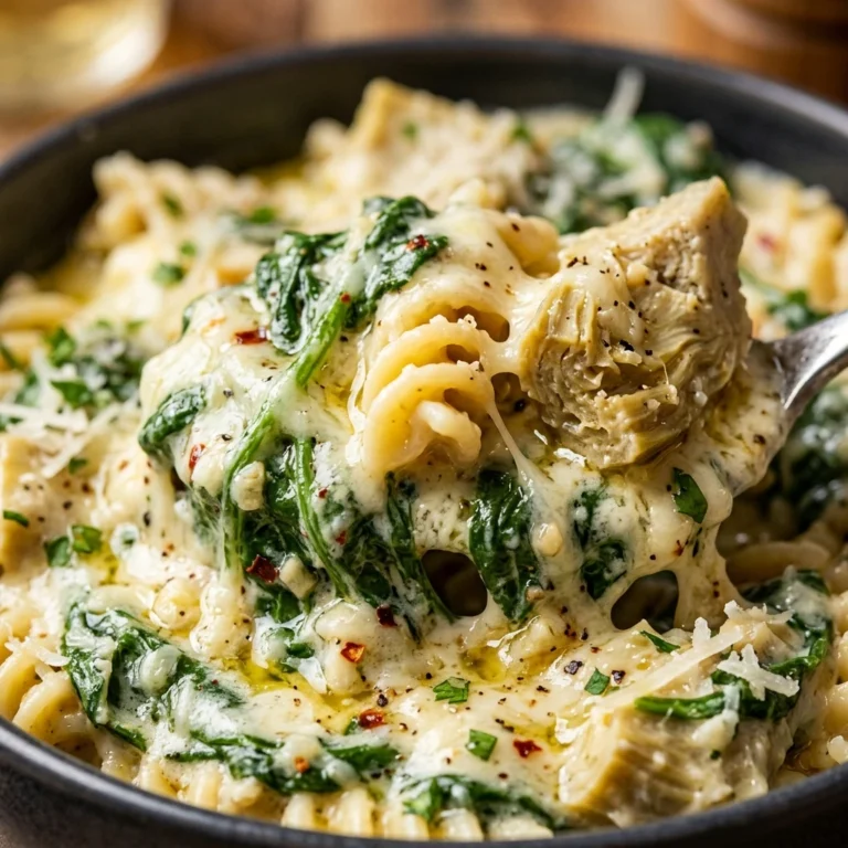 Creamy Spinach Artichoke Pasta Like The Dip