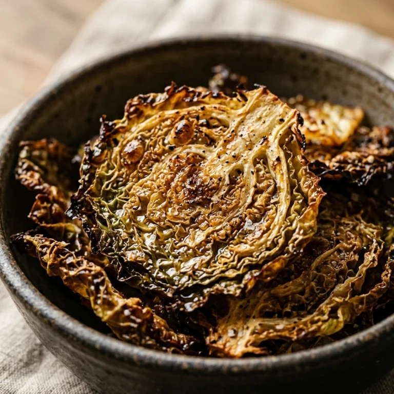 Crispy Cabbage Chips Roasted Snack 2026