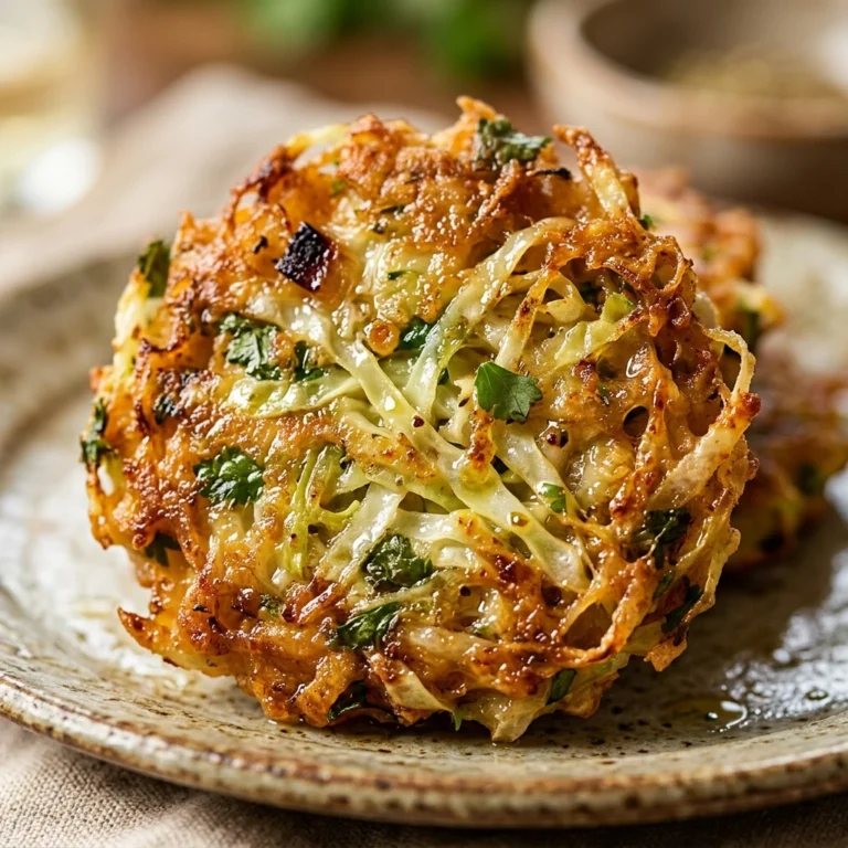 Crispy Cabbage Fritters Better Than Potato