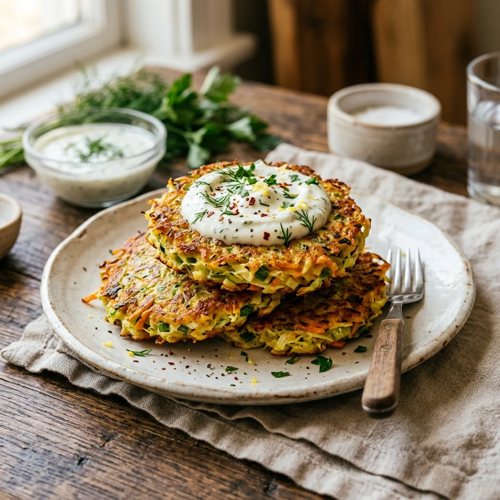 Crispy Cabbage Fritters Better Than Potato