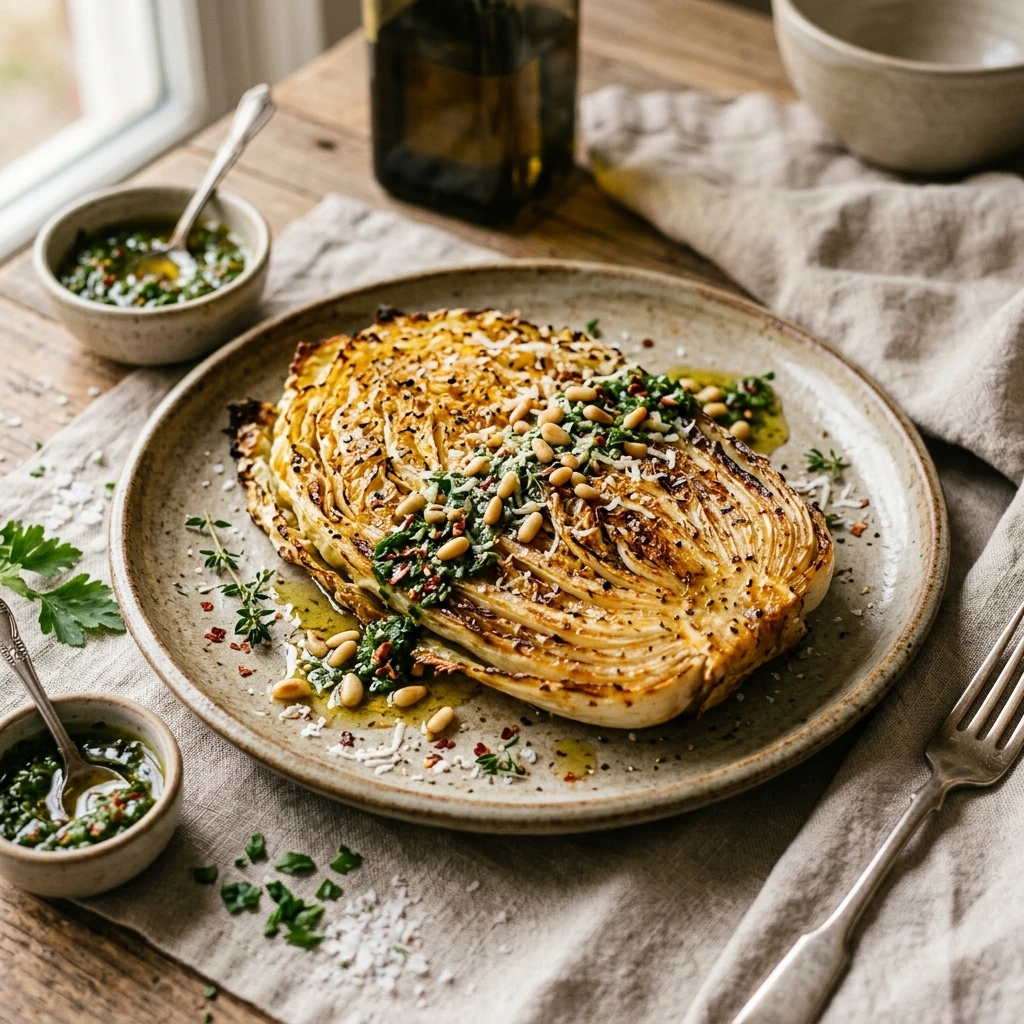 Crispy Cabbage Steaks Better Than Meat So Good