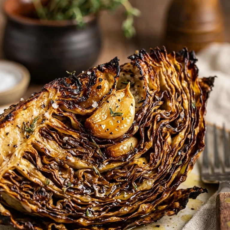 Crispy Cabbage Steaks Roasted Garlic 2026 Viral