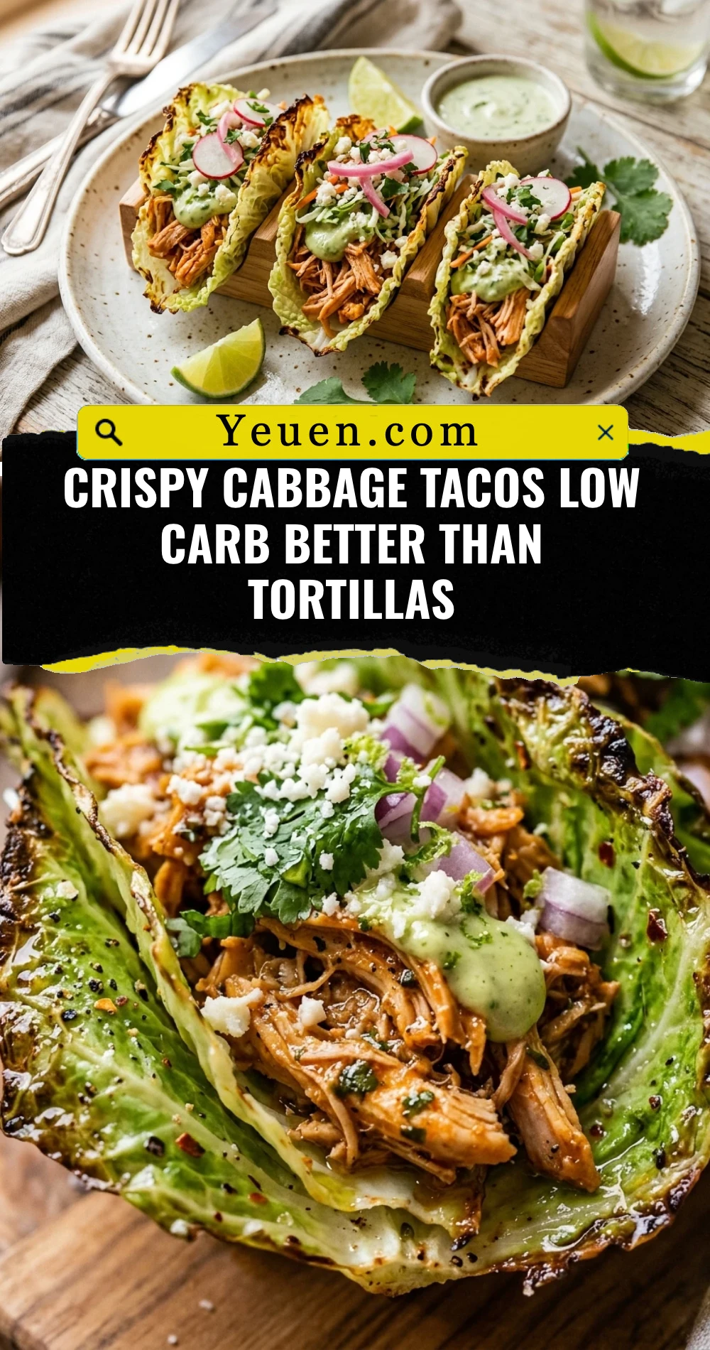 Crispy Cabbage Tacos Low Carb Better Than Tortillas