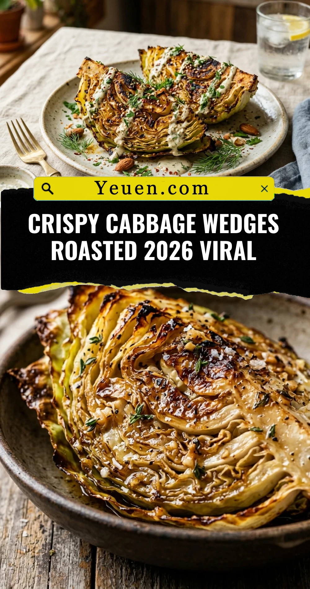 Crispy Cabbage Wedges Roasted 2026 Viral