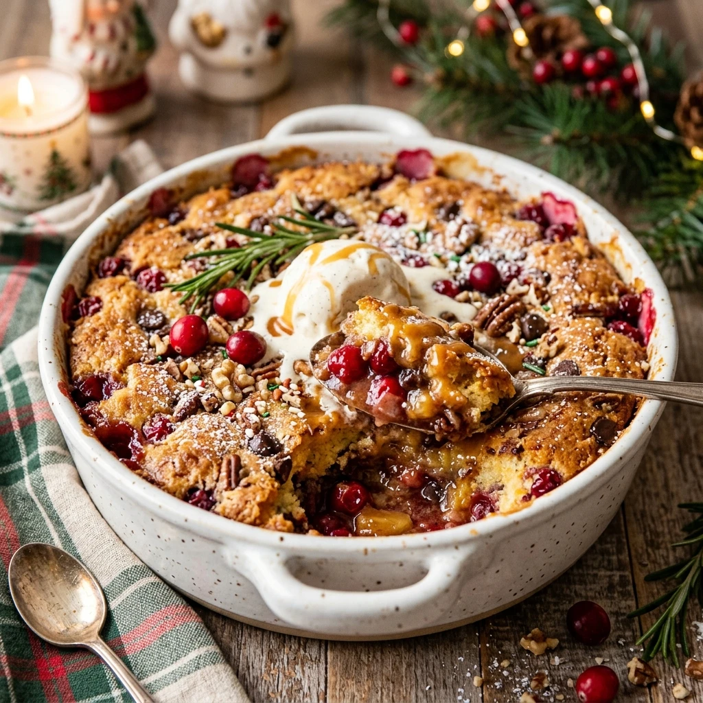 Crockpot Christmas Dump Cake That Feeds A Crowd