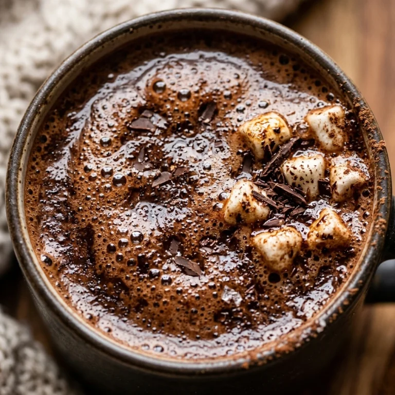 Crockpot Healthy Hot Chocolate - Oat Milk Version