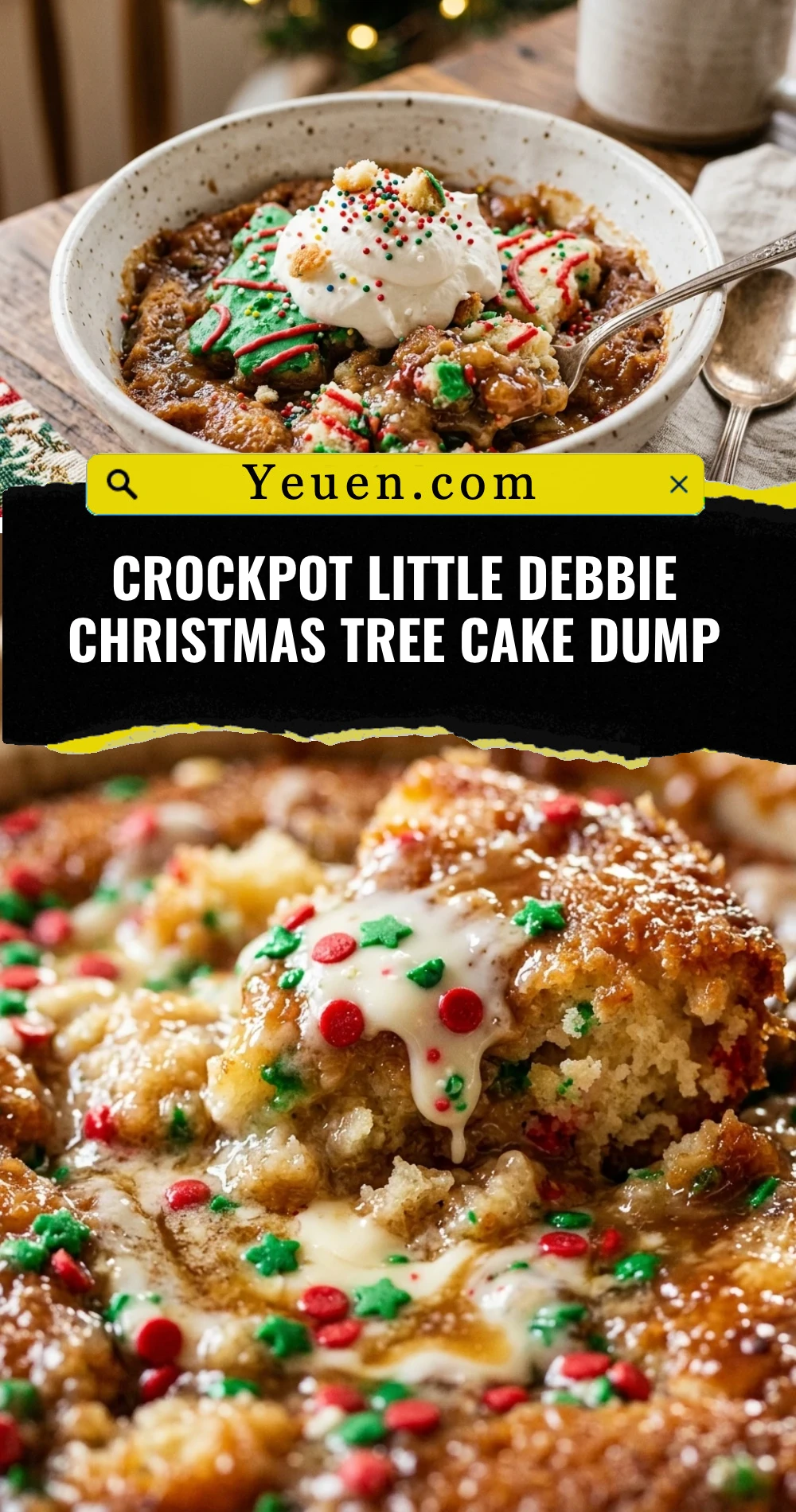 Crockpot Little Debbie Christmas Tree Cake Dump