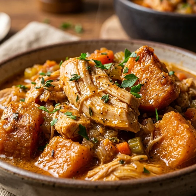 Crocktober Chicken And Sweet Potato Stew High Protein Under $20 Feeds A Crowd
