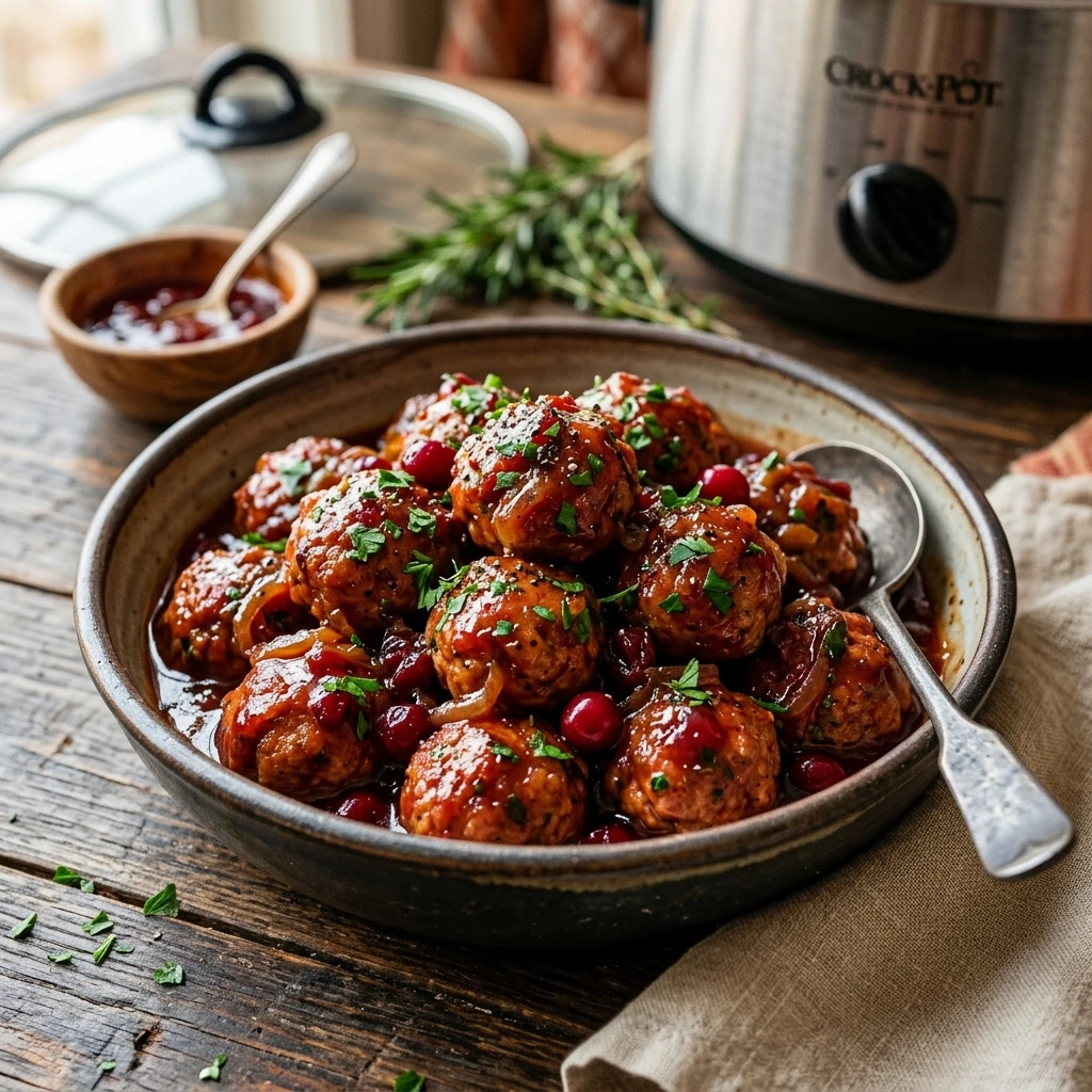 Crocktober High Protein Turkey And Cranberry Meatballs Under $20 Feeds A Crowd