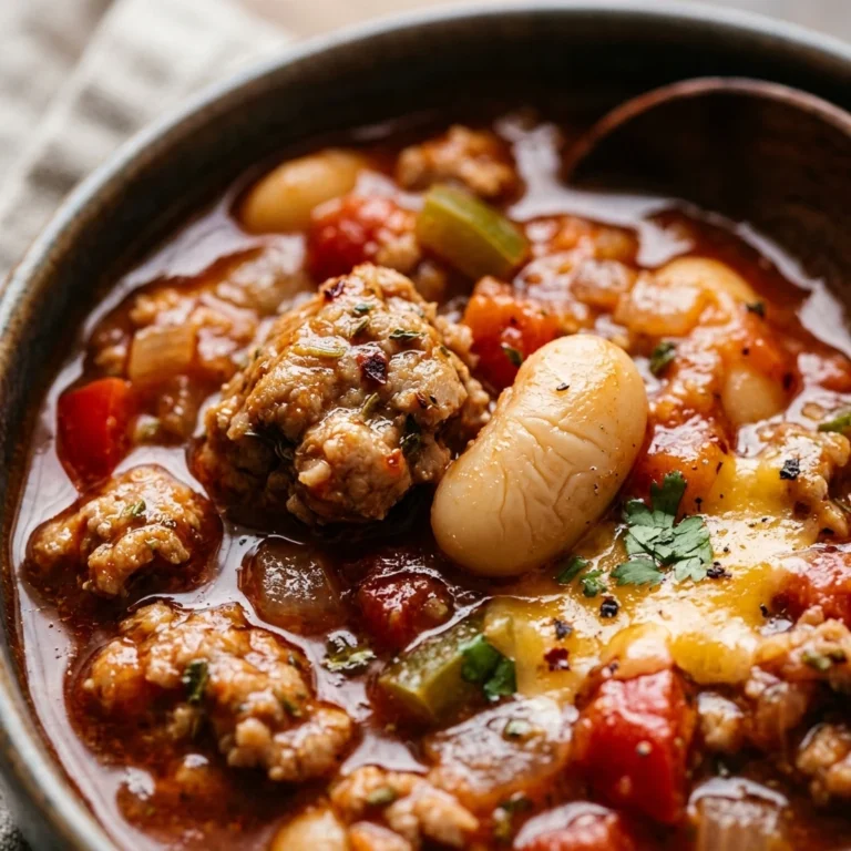 Crocktober High Protein Turkey Chili With White Beans