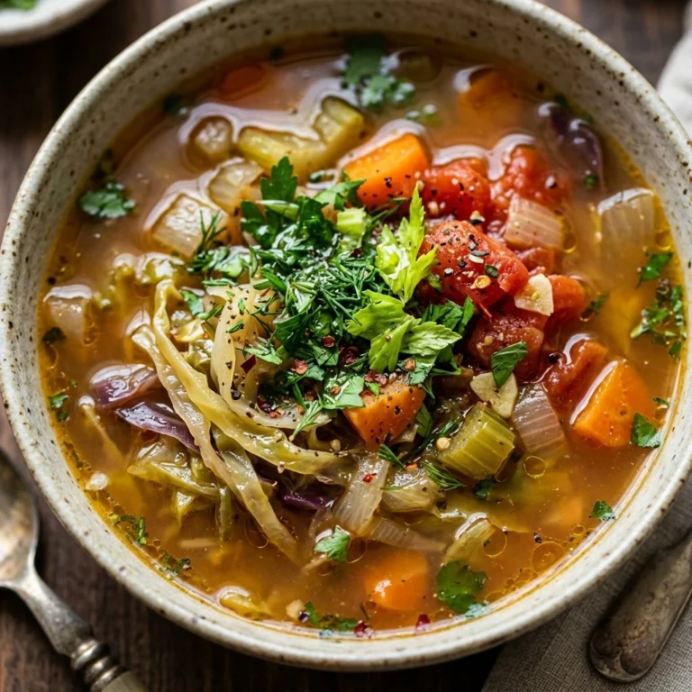 Detox Cabbage Soup 7 Day Healthy