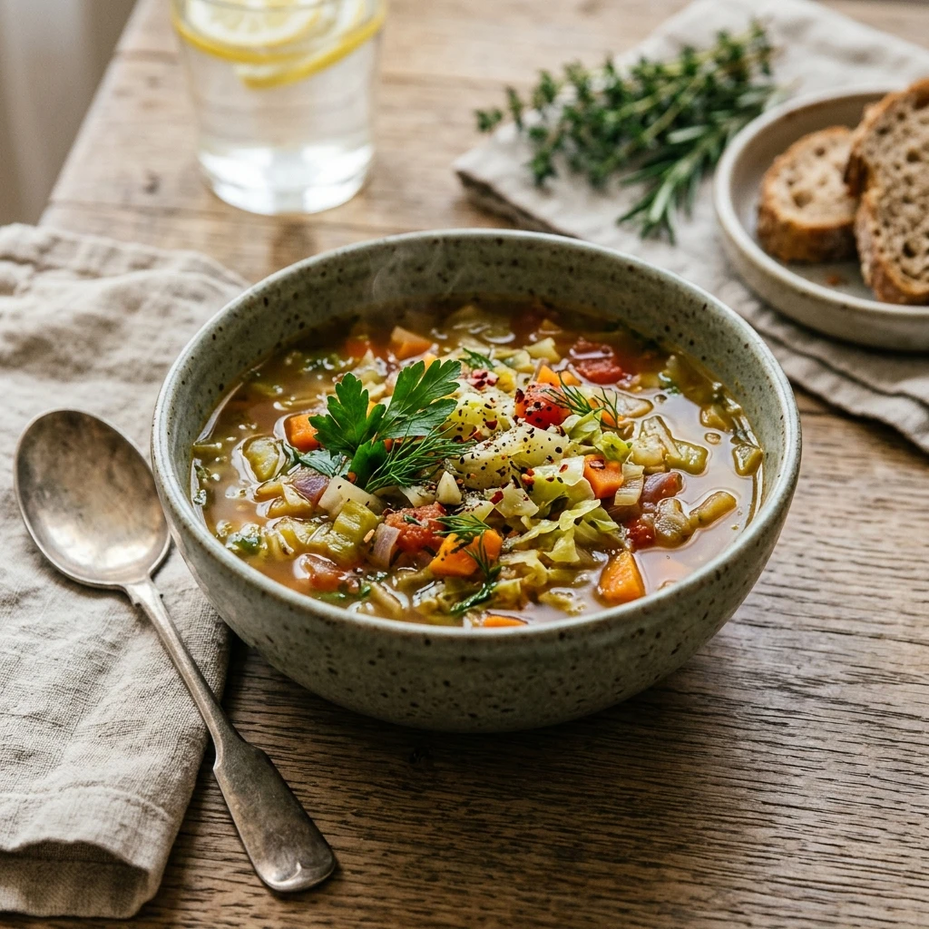 Detox Cabbage Soup 7 Day Healthy