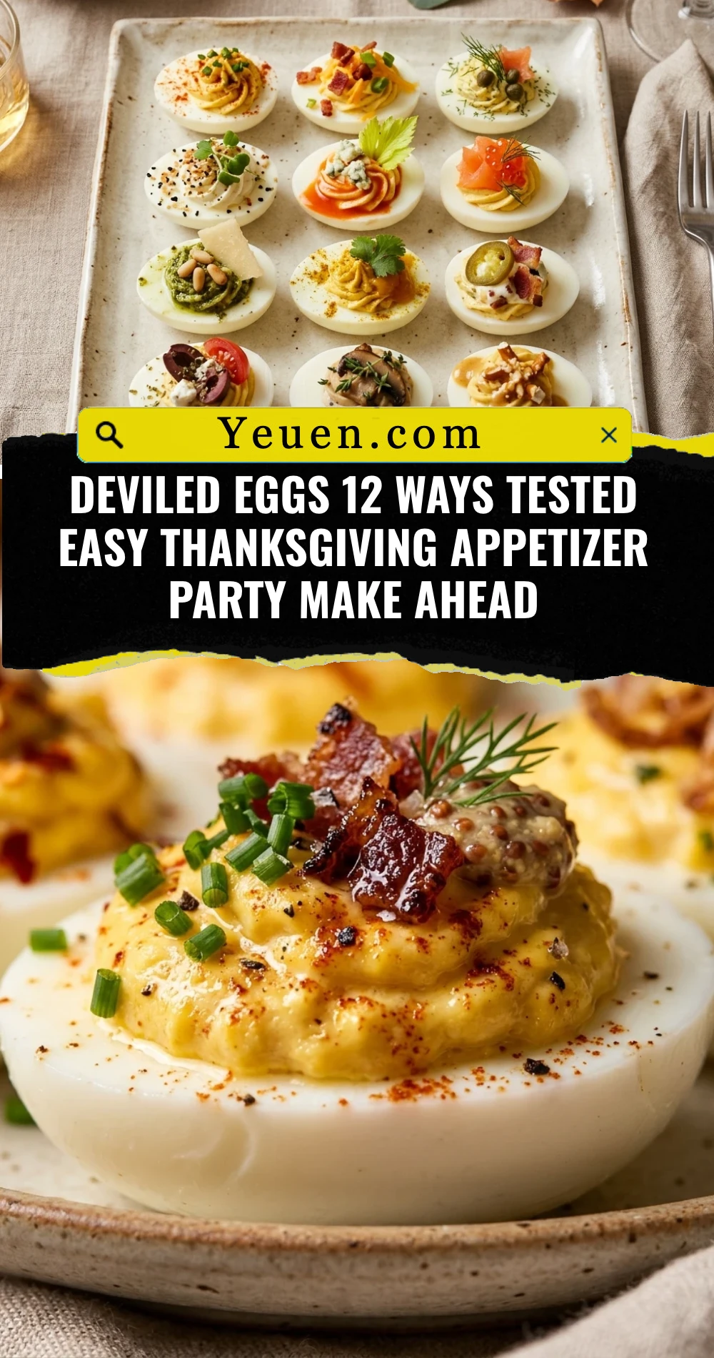 Deviled Eggs 12 Ways Tested Easy Thanksgiving Appetizer Party Make Ahead