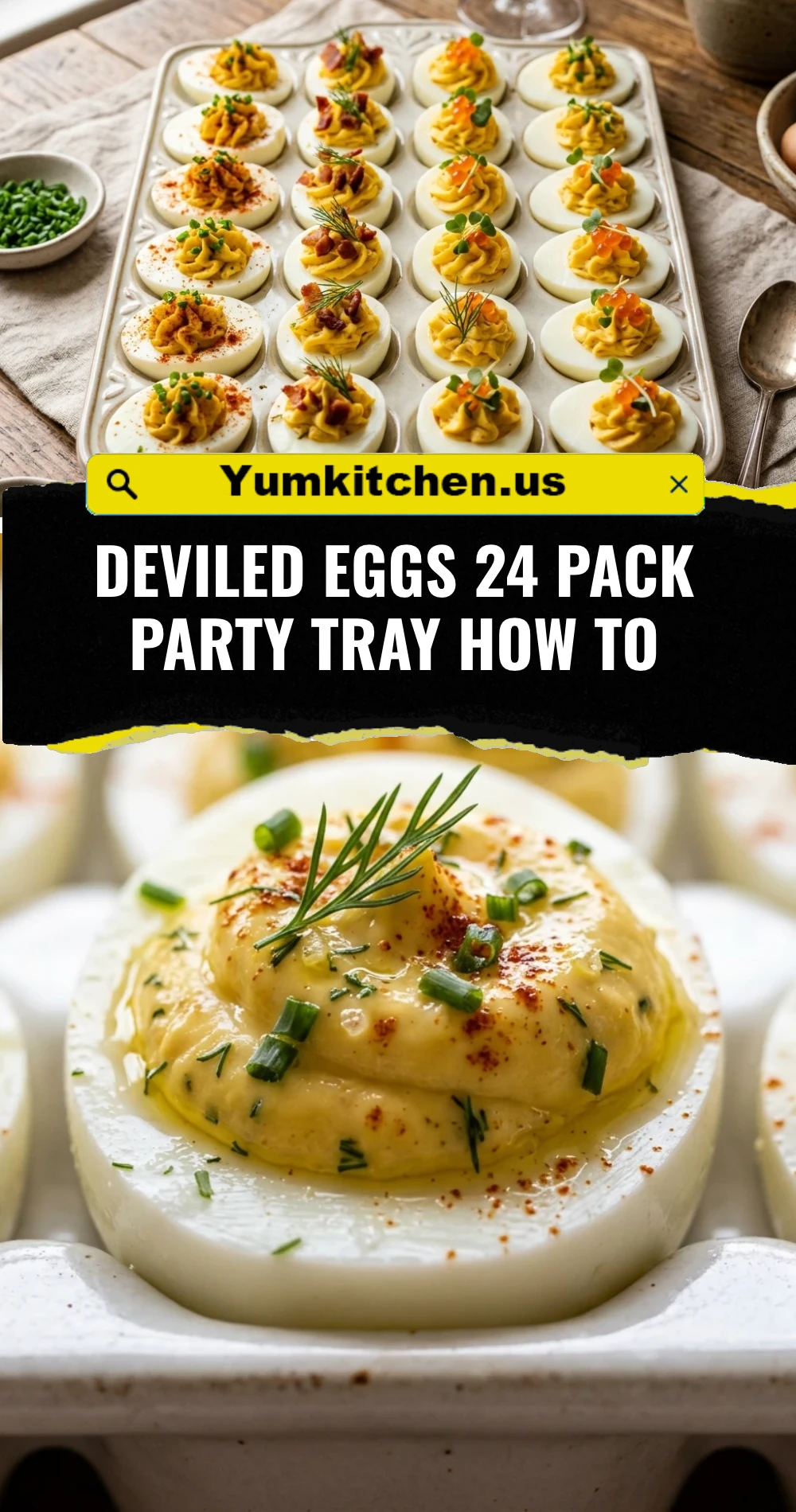 Deviled Eggs 24 Pack Party Tray How To