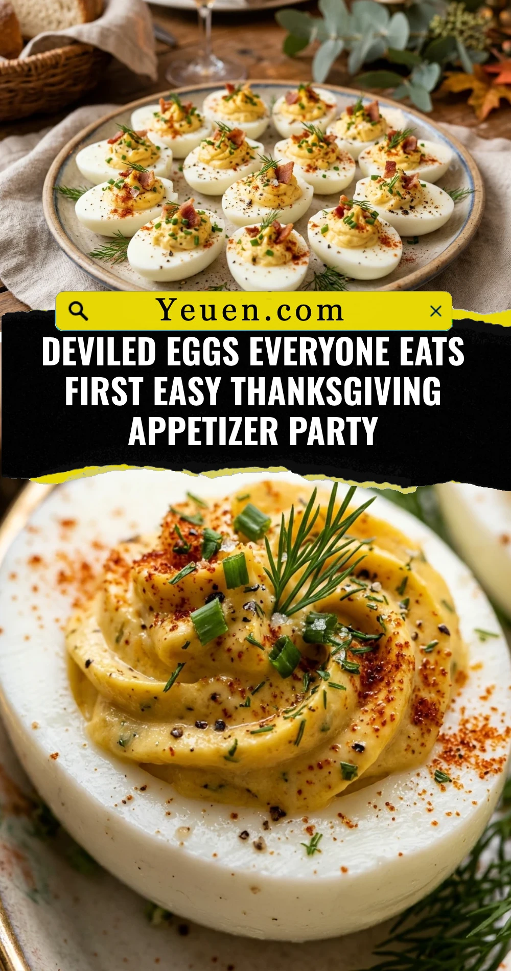 Deviled Eggs Everyone Eats First Easy Thanksgiving Appetizer Party