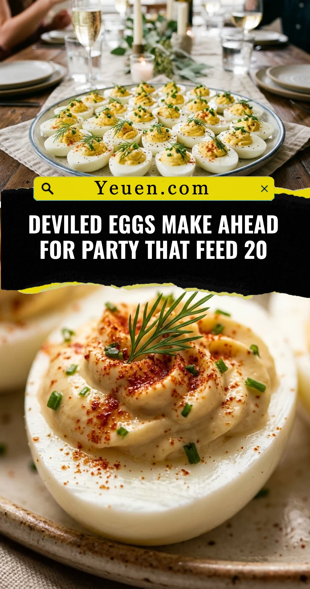 Deviled Eggs Make Ahead For Party That Feed 20