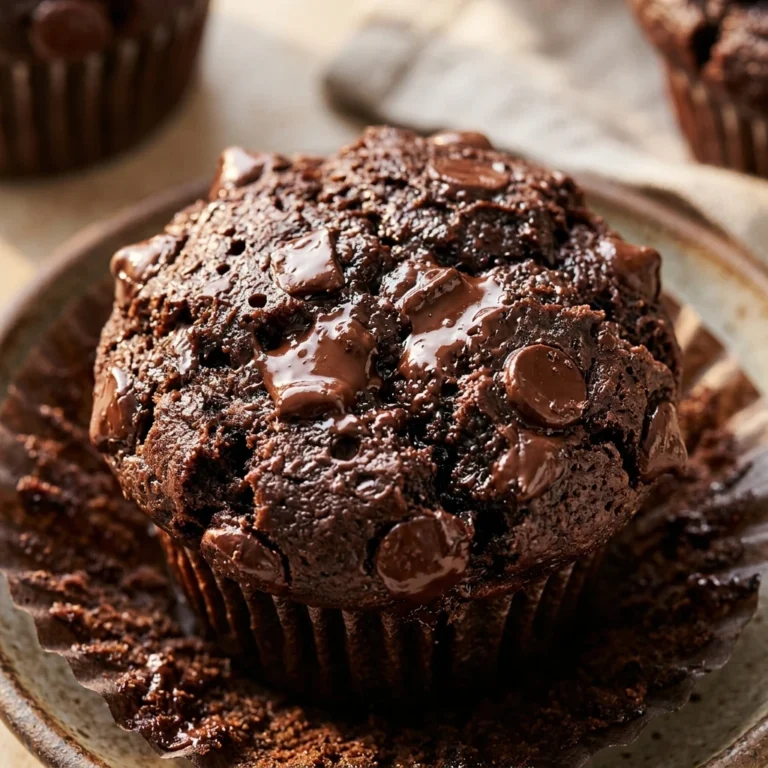 Double Chocolate Muffins Better Than Bakery